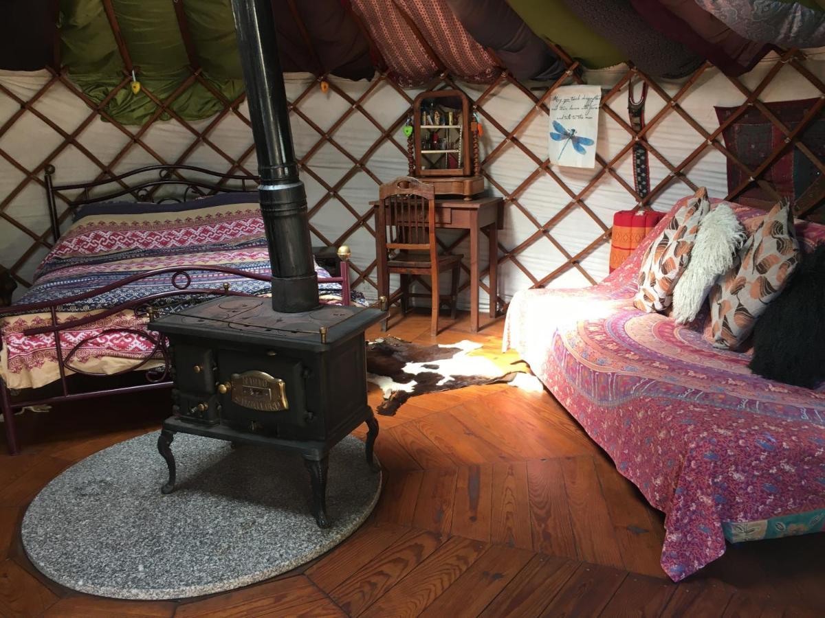 Star Gazing Luxury Yurt With River Views, Off Grid Eco Living Vale do Barco Exterior photo